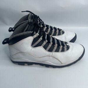 Size 14 - Nike Air Jordan 10 Retro Steel 2013 Pre Owned 310805-103 (READ)‎